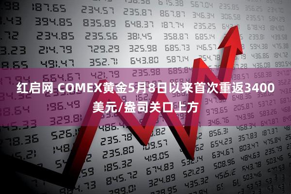 红启网 COMEX黄金5月8日以来首次重返3400美元/盎司关口上方