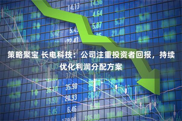 策略聚宝 长电科技：公司注重投资者回报，持续优化利润分配方案